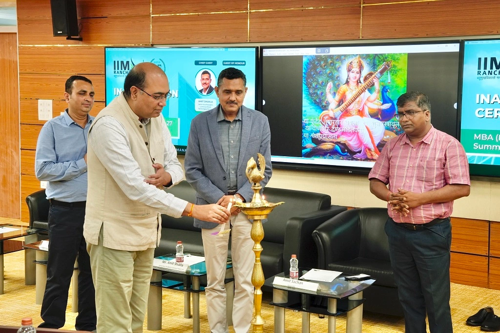 Inauguration Ceremony of MBA(Executive) 2025-27 (Summer batch) - IIM Ranchi