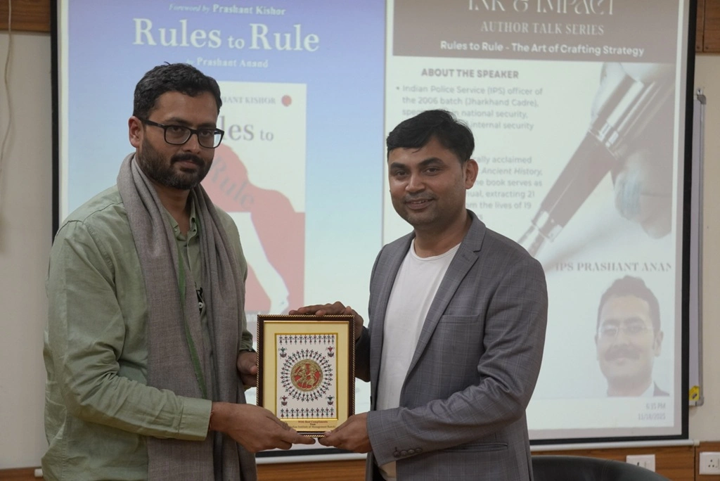 Ink & Impact with IPS Prashant Anand - IIM Ranchi